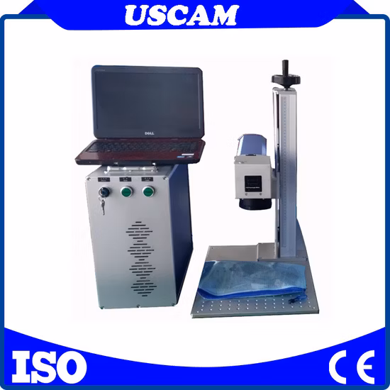 Macchina per incidere di marcatura di codici Qr laser CNC in fibra di marcatore intelligente